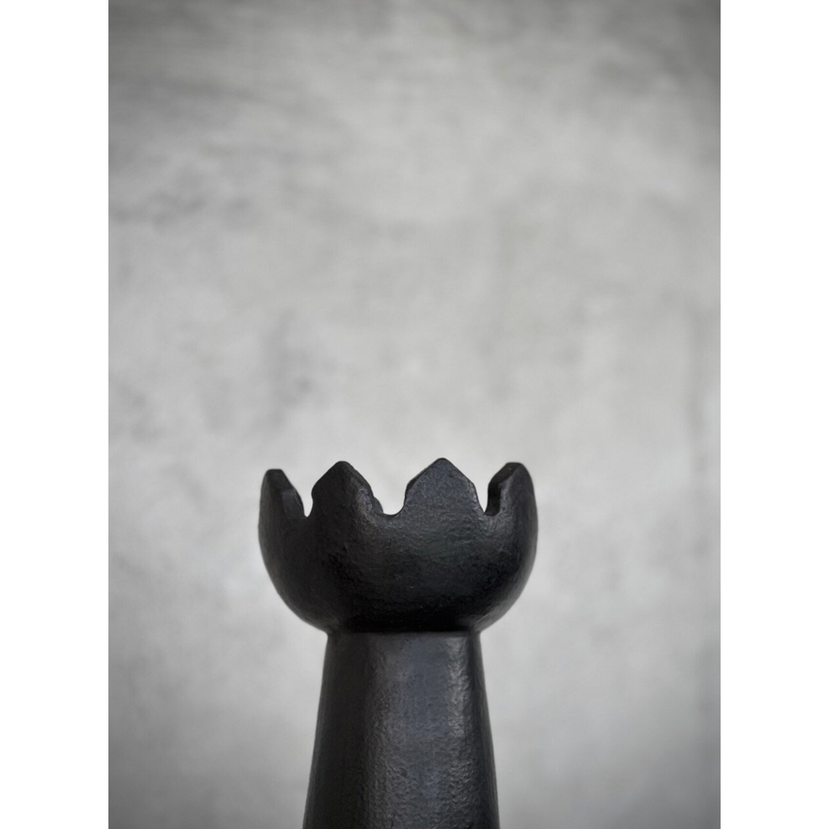 Kerzenständer Pia schwarz, D10xH31cm