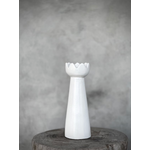 Kerzenständer Pia weiss, D10xH31cm