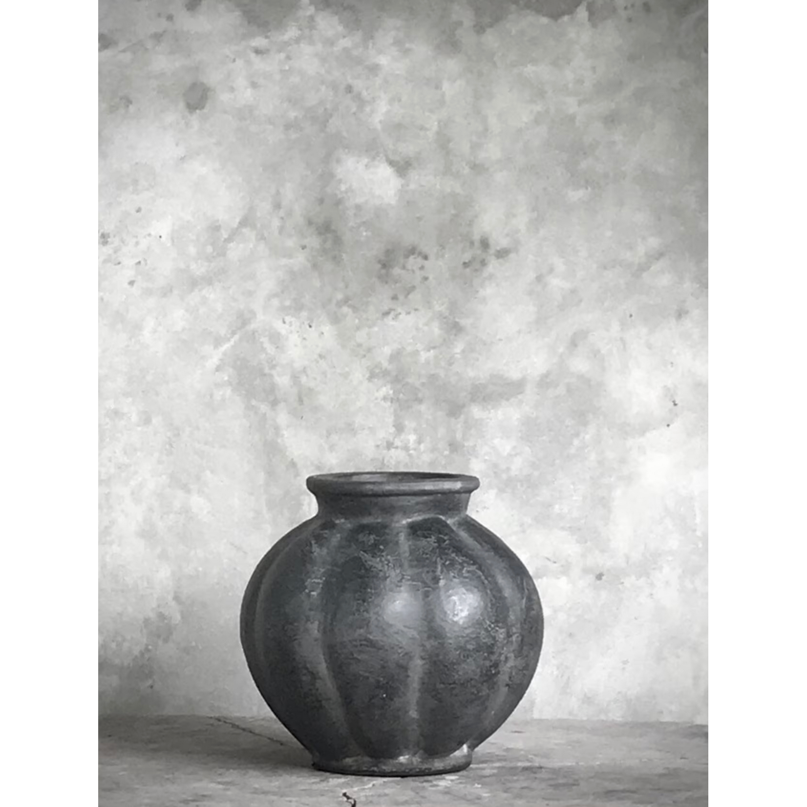 Vase Vero schwarz, D22xH22cm
