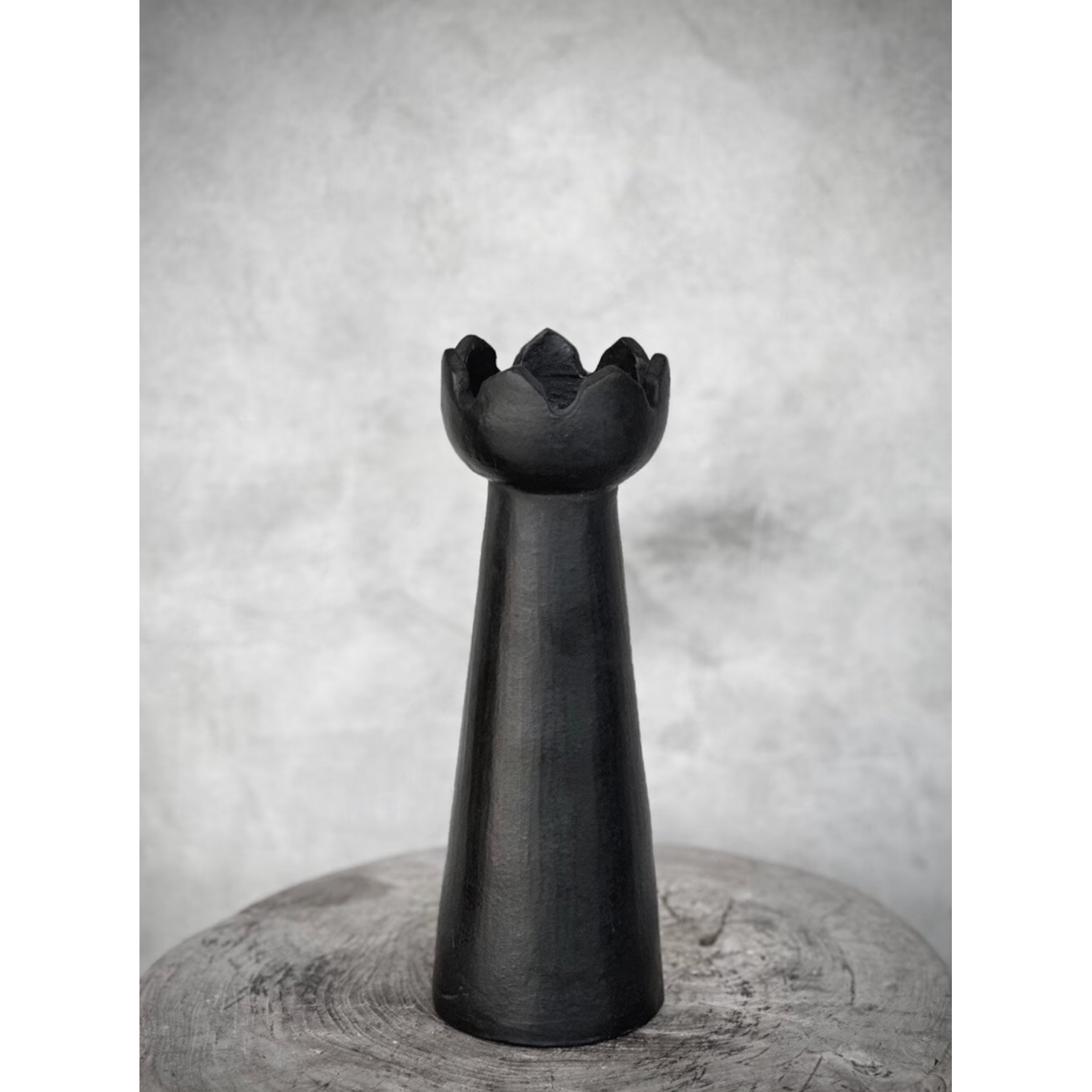 Kerzenständer Pia schwarz, D10xH42cm