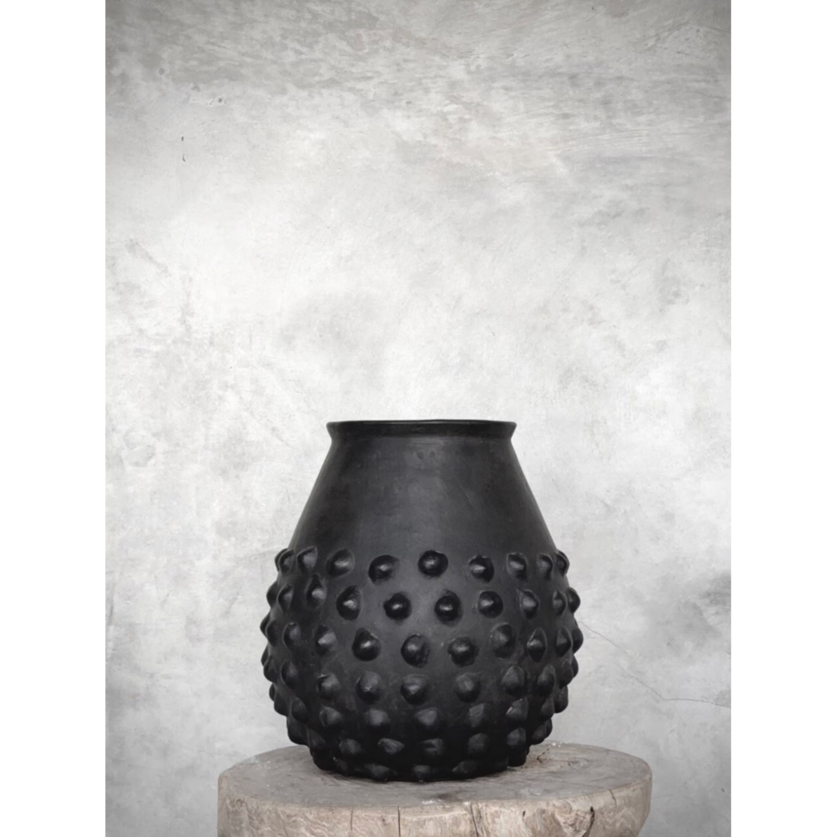 Vase Zana schwarz, D28xH32cm