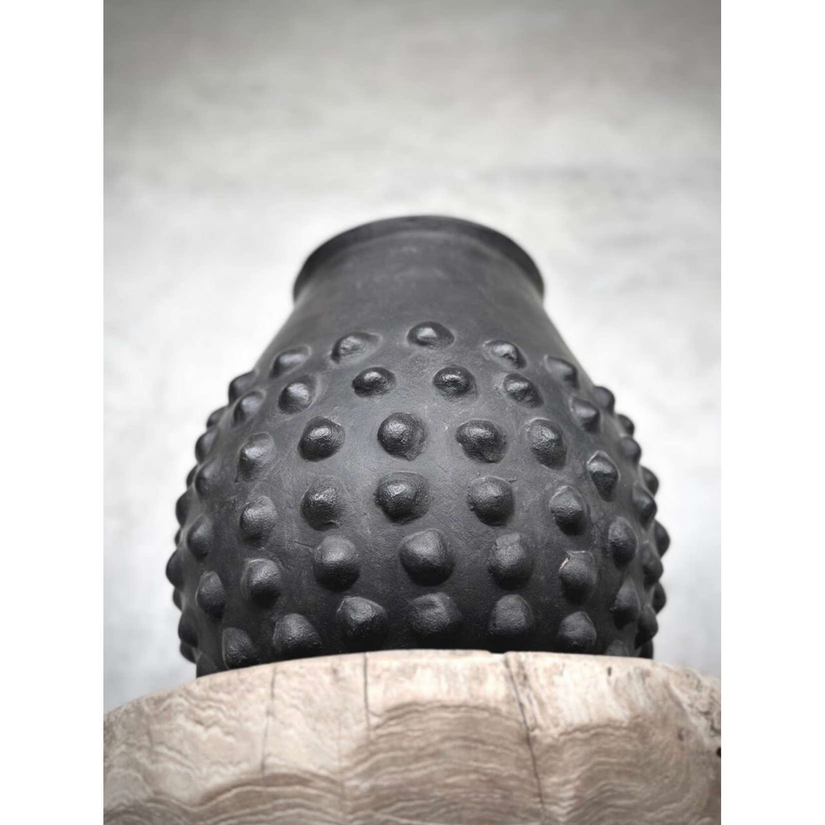 Vase Zana schwarz, D28xH32cm