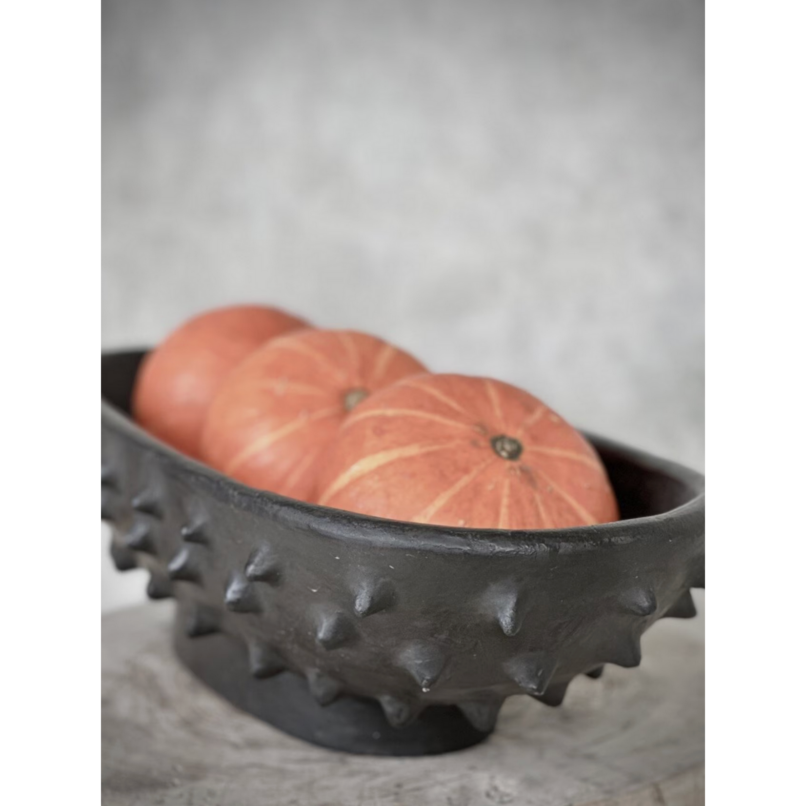 Schale Nayla schwarz, 50x23xH14cm