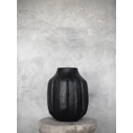 Vase Kaia schwarz, D27xH35cm