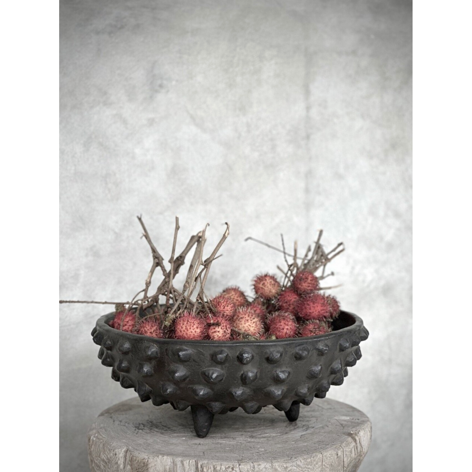 Schale Maui schwarz, D38x15cm