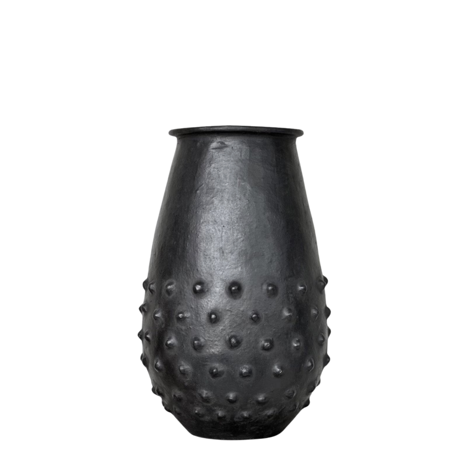 Textura Vase, schwarz mit stacheln, 37x58cm