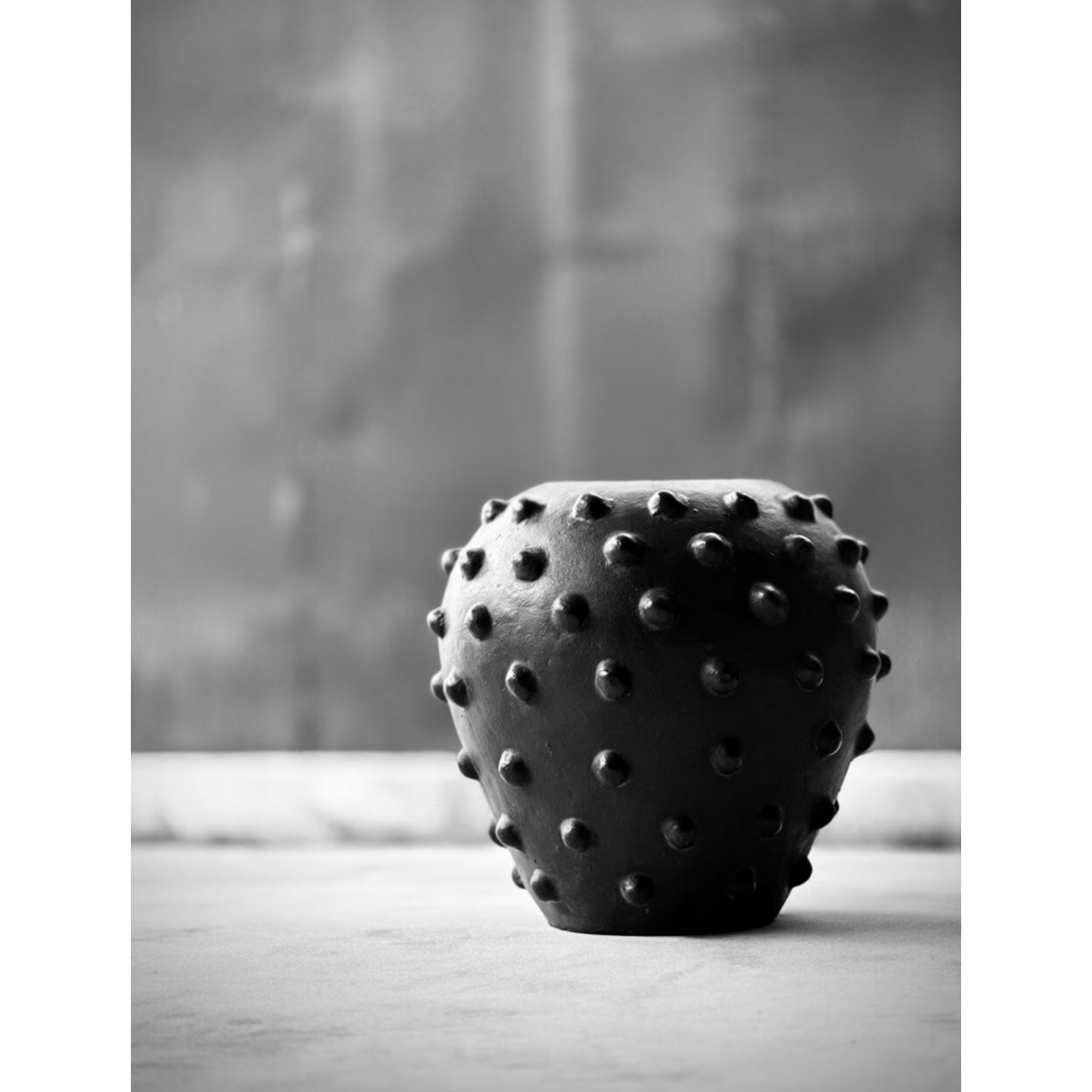 Vase Zoey schwarz, D43xH40cm