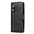 iPhone 12 hoesje - Bookcase - Pasjeshouder - Portemonnee - Rits - Kunstleer - Zwart