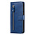 iPhone 12 Mini hoesje - Bookcase - Pasjeshouder - Portemonnee - Rits - Kunstleer - Blauw