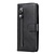 Samsung Galaxy A72 hoesje - Bookcase - Pasjeshouder - Portemonnee - Rits - Kunstleer - Zwart