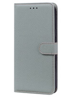 JVS Products Xiaomi Redmi Note 10 5G hoesje - Bookcase - Koord - Pasjeshouder - Portemonnee - Camerabescherming - Kunstleer - Grijs