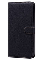 JVS Products Xiaomi Redmi Note 10 5G hoesje - Bookcase - Koord - Pasjeshouder - Portemonnee - Camerabescherming - Kunstleer - Zwart