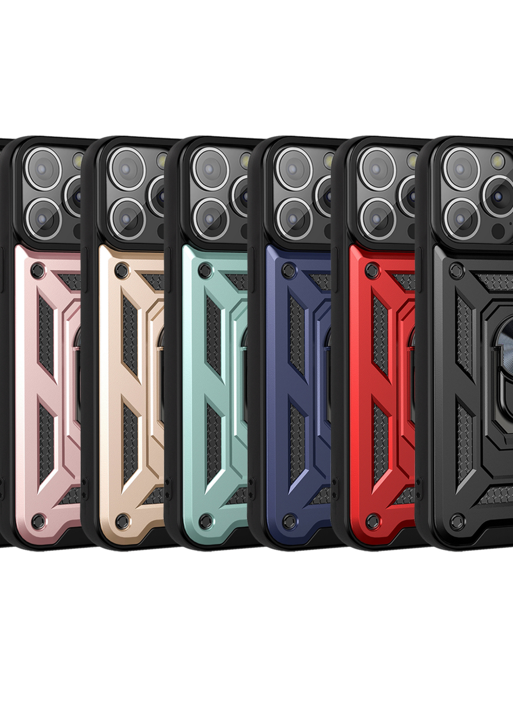 JVS Products Xiaomi Redmi Note 10 5G hoesje - Backcover - Rugged Armor - Camerabescherming - Extra valbescherming - TPU - Groen