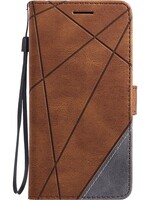 JVS Products Xiaomi Redmi Note 10 Pro hoesje - Bookcase - Pasjeshouder - Portemonnee - Patroon - Kunstleer - Bruin