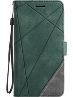 JVS Products Xiaomi Redmi Note 10 Pro hoesje - Bookcase - Pasjeshouder - Portemonnee - Patroon - Kunstleer - Groen