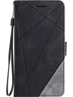 JVS Products Xiaomi Redmi Note 10 Pro hoesje - Bookcase - Pasjeshouder - Portemonnee - Patroon - Kunstleer - Zwart