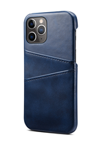 JVS Products Xiaomi Redmi Note 10 Pro hoesje - Backcover - Pasjeshouder - Portemonnee - Kunstleer - Donkerblauw