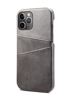 JVS Products Xiaomi Redmi Note 10 Pro hoesje - Backcover - Pasjeshouder - Portemonnee - Kunstleer - Grijs