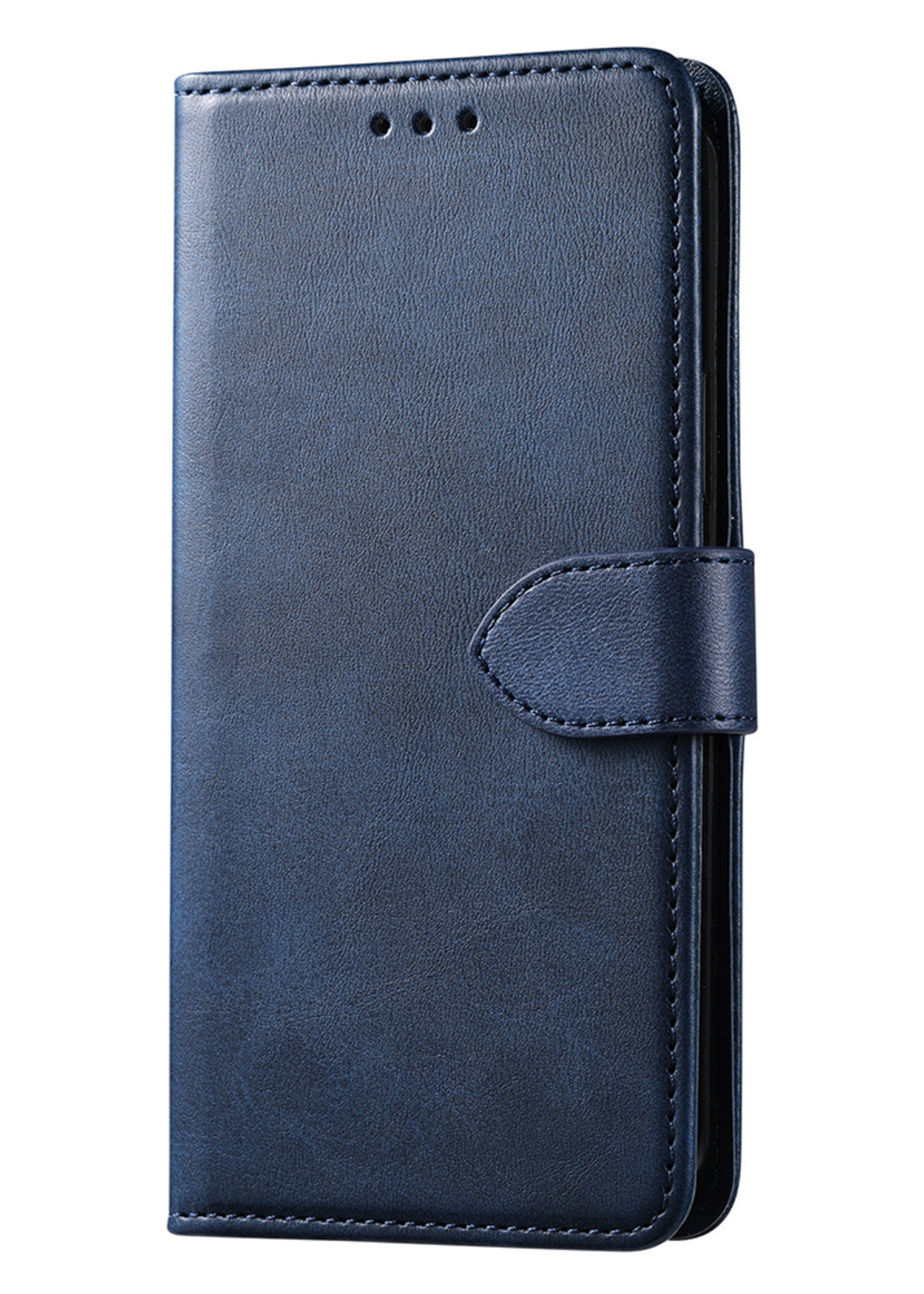 JVS Products Xiaomi Redmi Note 10 Pro hoesje - Bookcase - Pasjeshouder - Portemonnee - Kunstleer - Blauw