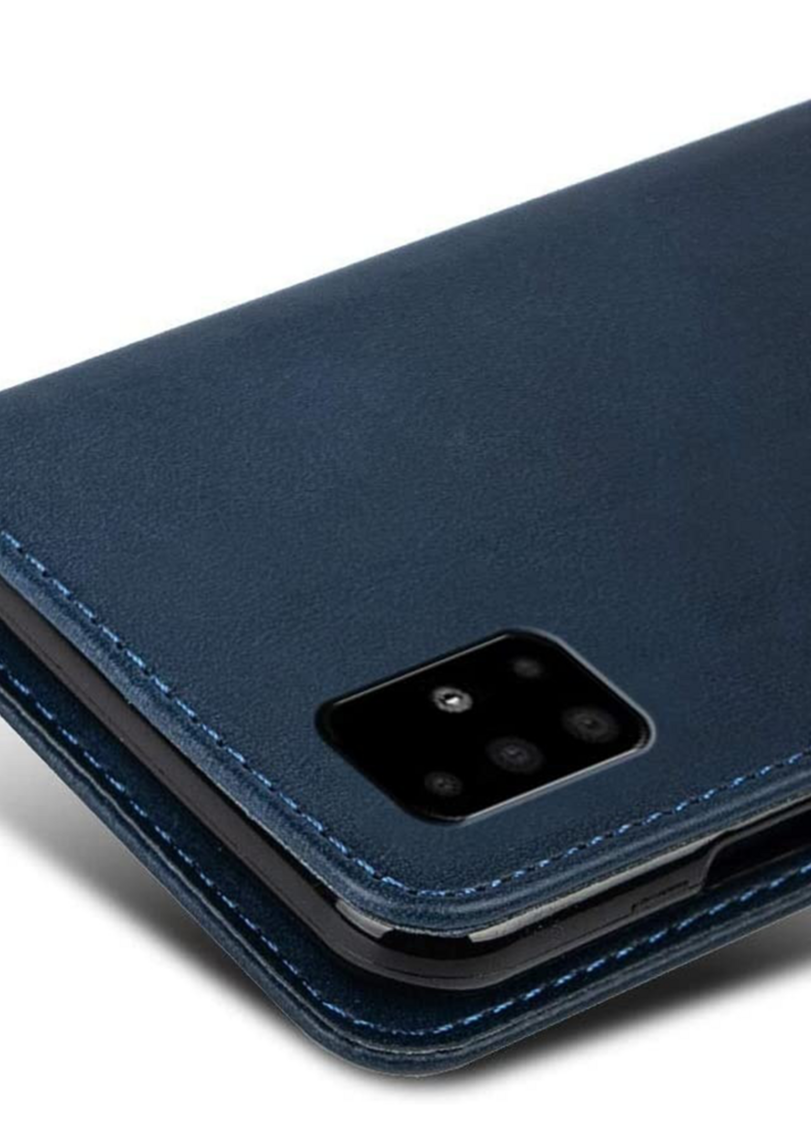 JVS Products Xiaomi Redmi Note 10 Pro hoesje - Bookcase - Pasjeshouder - Portemonnee - Kunstleer - Blauw