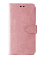 JVS Products Xiaomi Redmi Note 10 Pro hoesje - Bookcase - Pasjeshouder - Portemonnee - Kunstleer - Roze