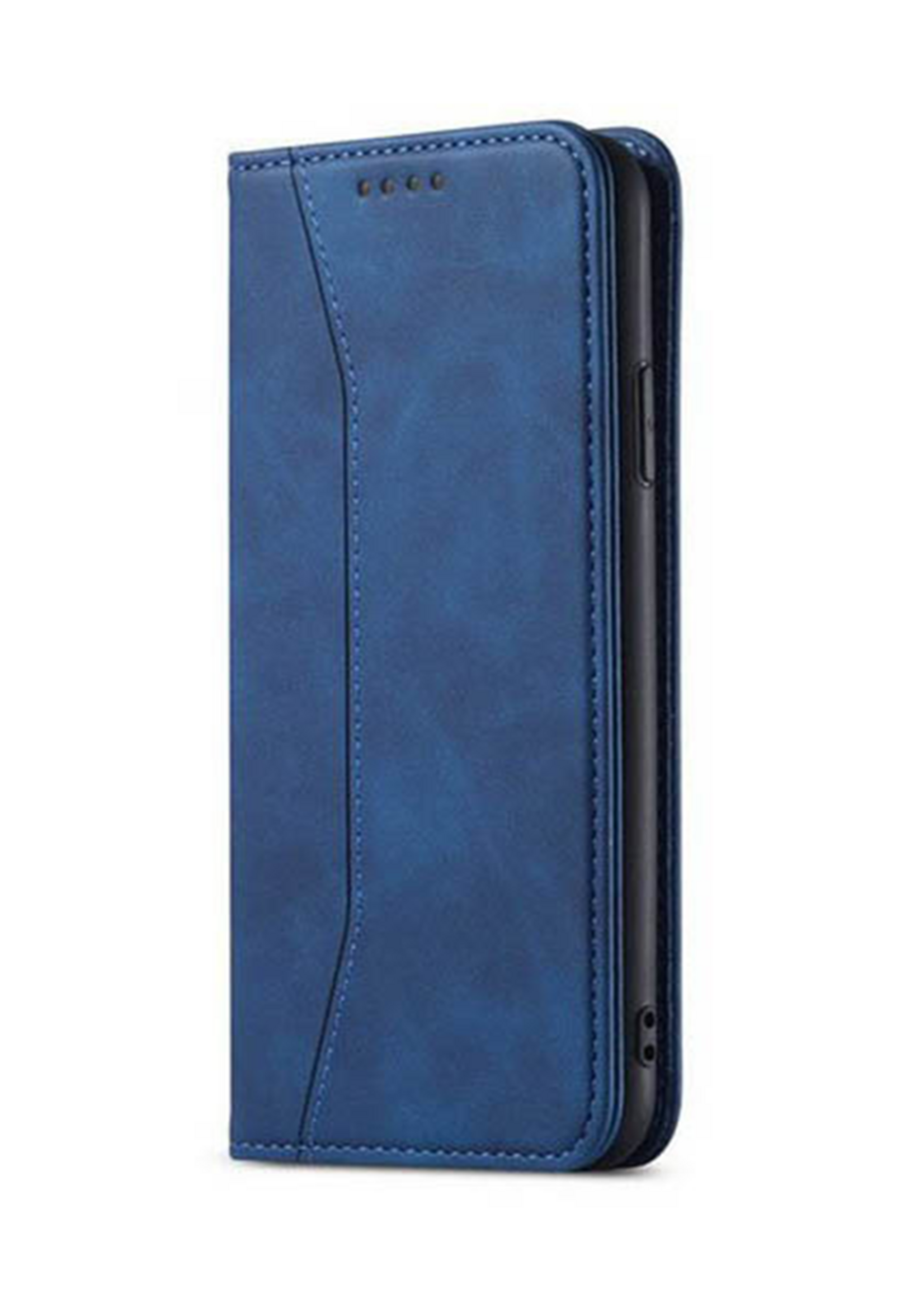 JVS Products Xiaomi Redmi Note 10 Pro hoesje - Bookcase - Pasjeshouder - Portemonnee - Kunstleer - Blauw