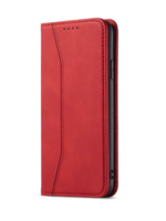 JVS Products Xiaomi Redmi Note 10 Pro hoesje - Bookcase - Pasjeshouder - Portemonnee - Kunstleer - Rood
