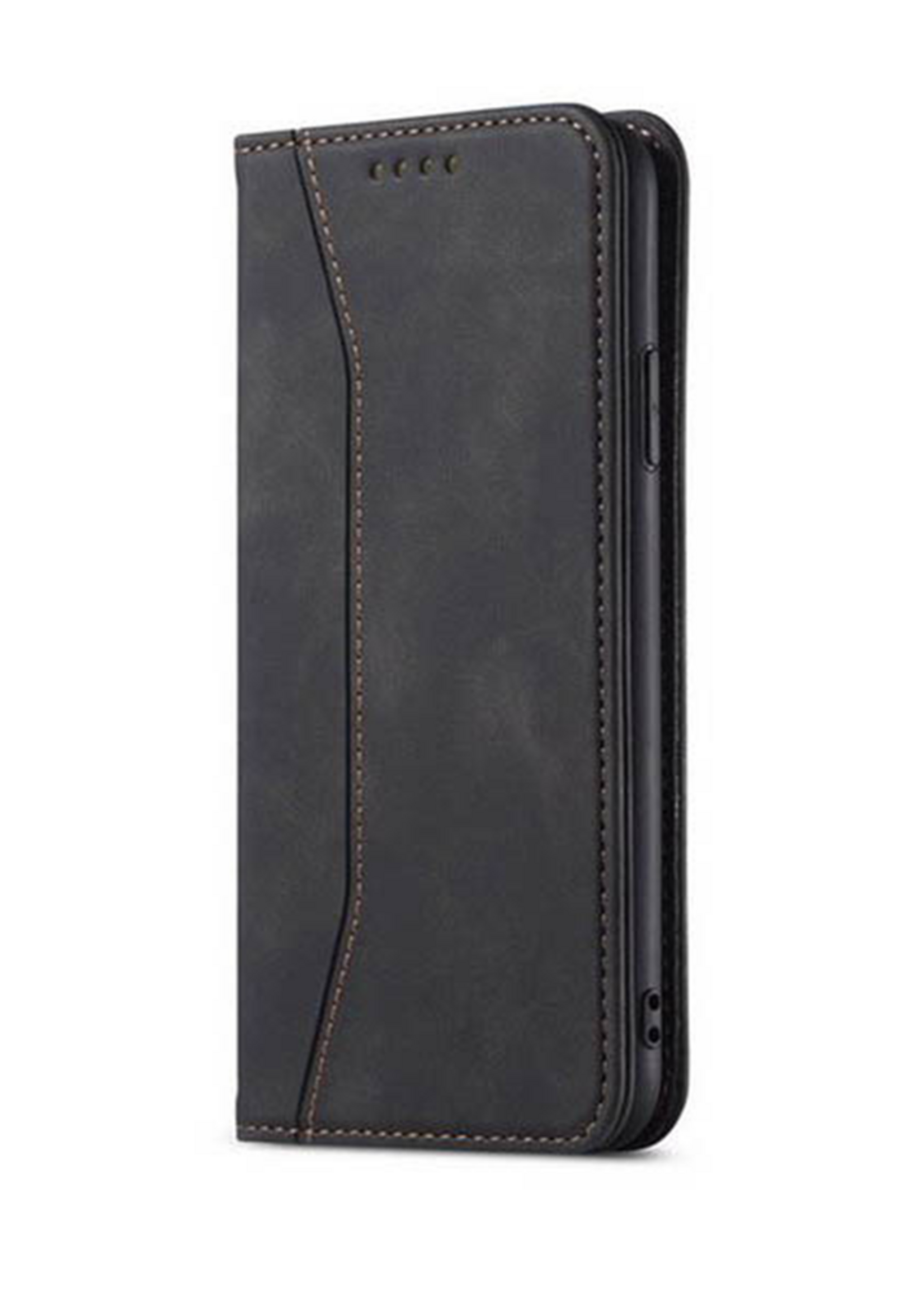 JVS Products Xiaomi Redmi Note 10 Pro hoesje - Bookcase - Pasjeshouder - Portemonnee - Kunstleer - Zwart