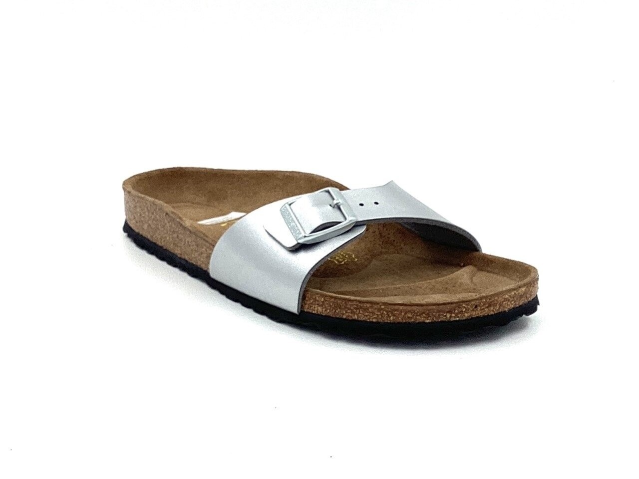 Birkenstock slipper madrid zilver