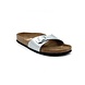 Birkenstock slipper madrid zilver