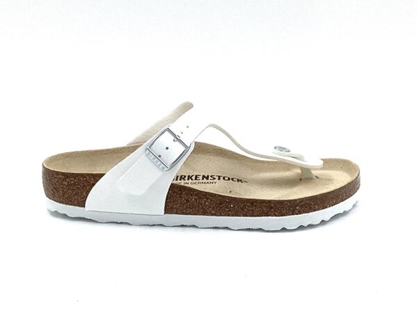 Birkenstock slipper gizeh wit