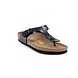 Birkenstock slipper gizeh zwart lak