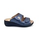 Solidus slipper blauw,nude,donkerblauw