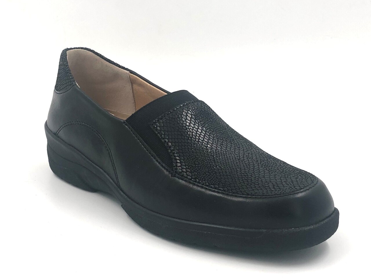 Solidus instapschoen zwart