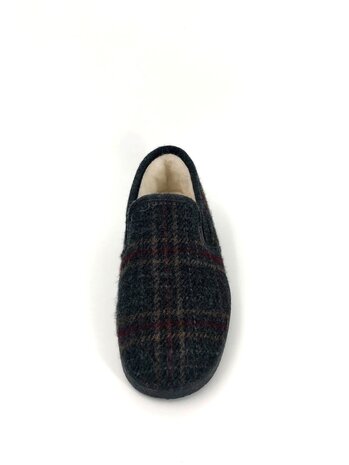 Seelen Wollen pantoffel ruit