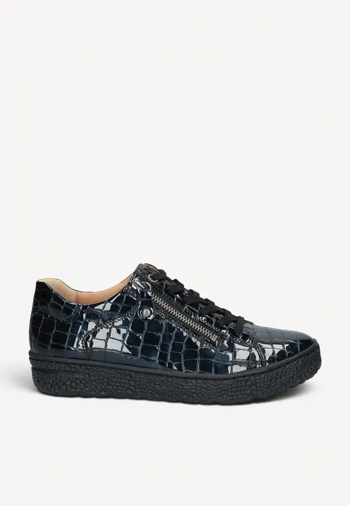 Hartjes Austria sneaker Phil donkerblauw lak