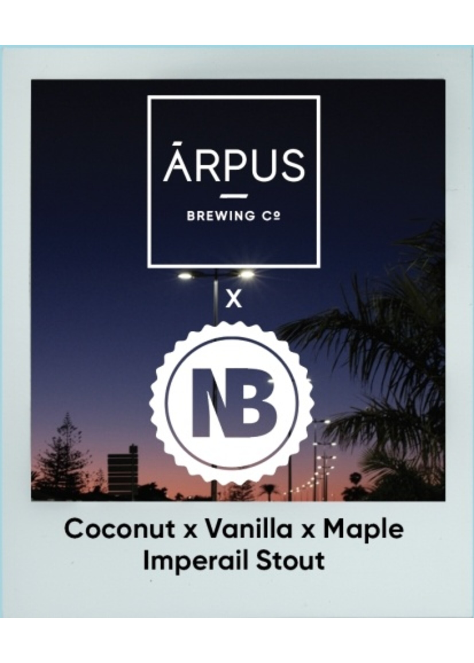 Arpus Arpus - Coconut x Vanilla x Maple Imperial Stout (Nerdbrewing collab) - 44cl