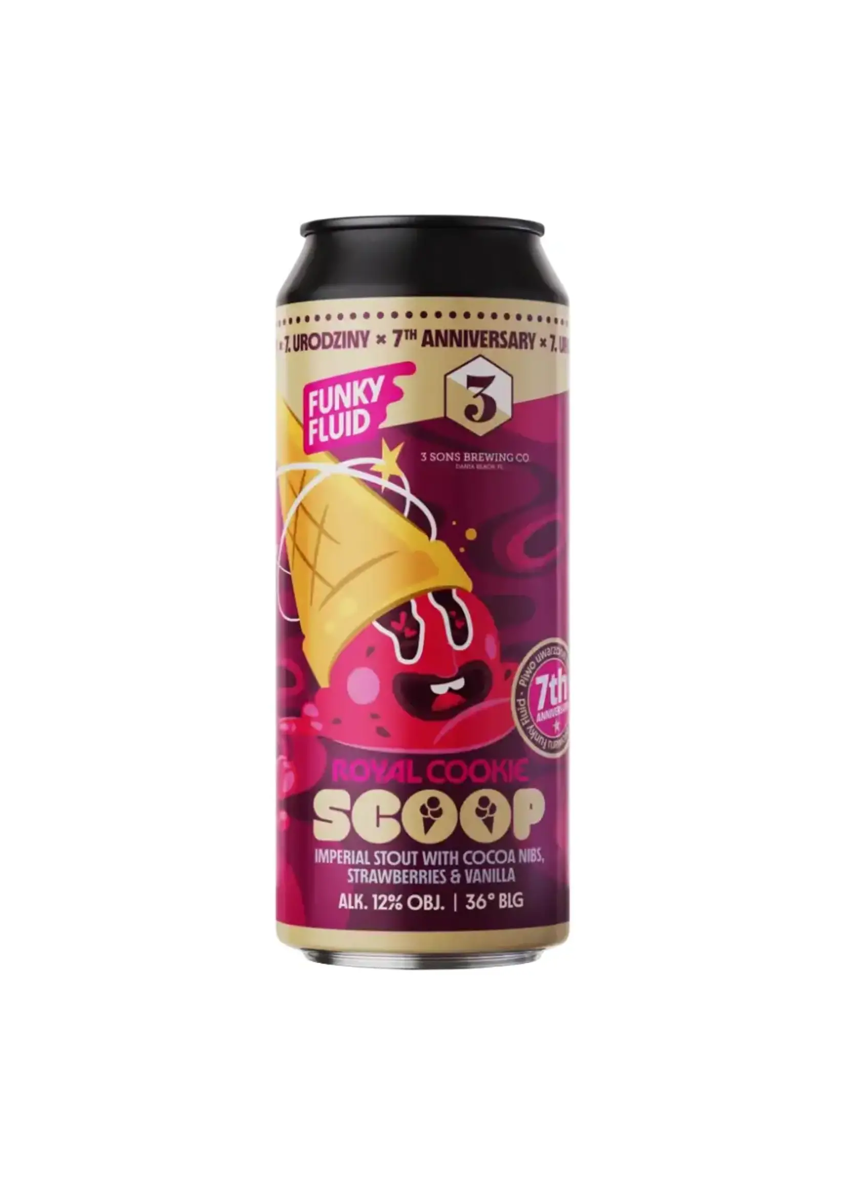 Funky Fluid Funky Fluid - Royal Cookie: Scoop (collab 3 Sons) - 50cl