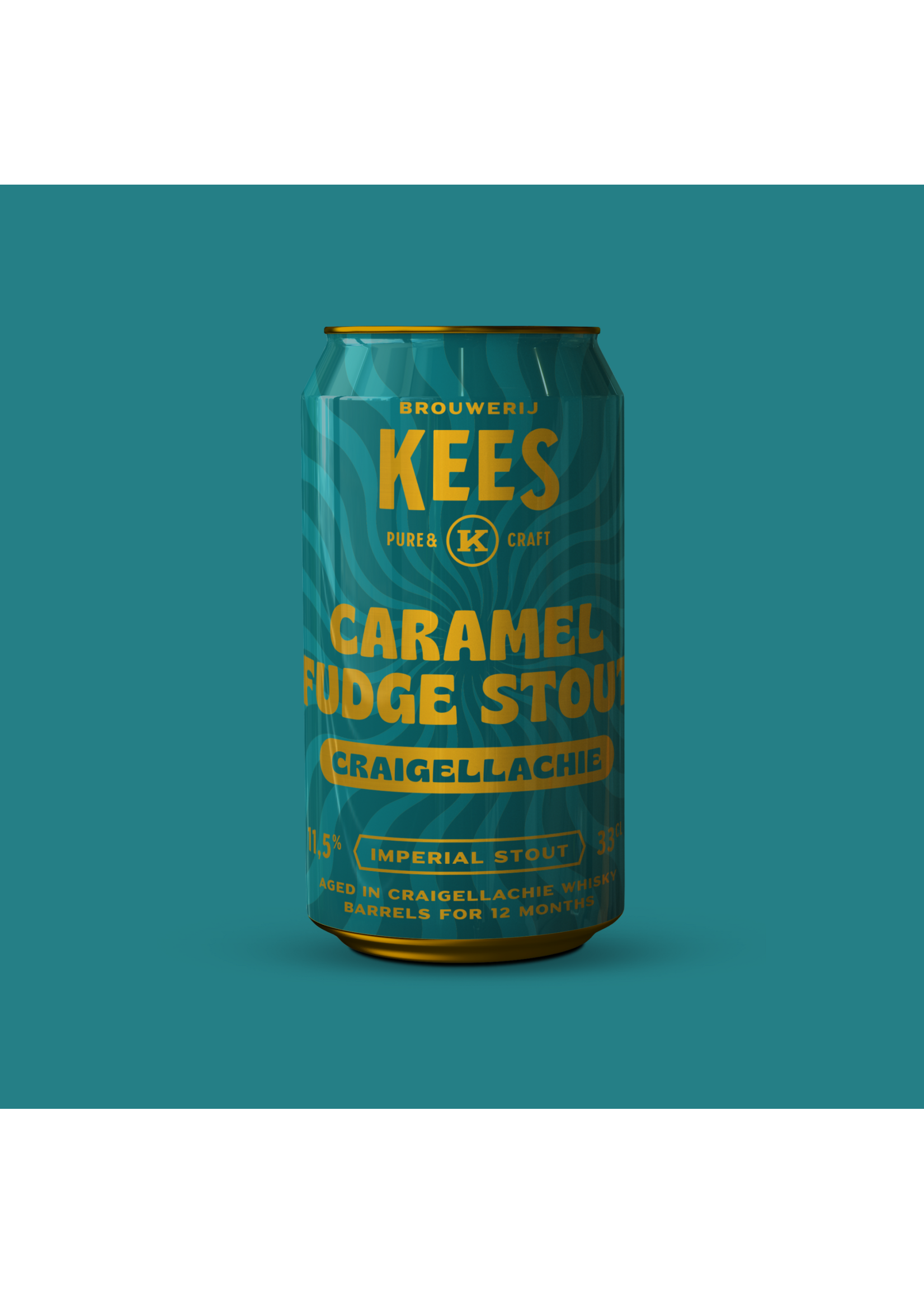 Kees Kees -  Caramel Fudge Stout Barrel Aged Craiggellachie - 33cl