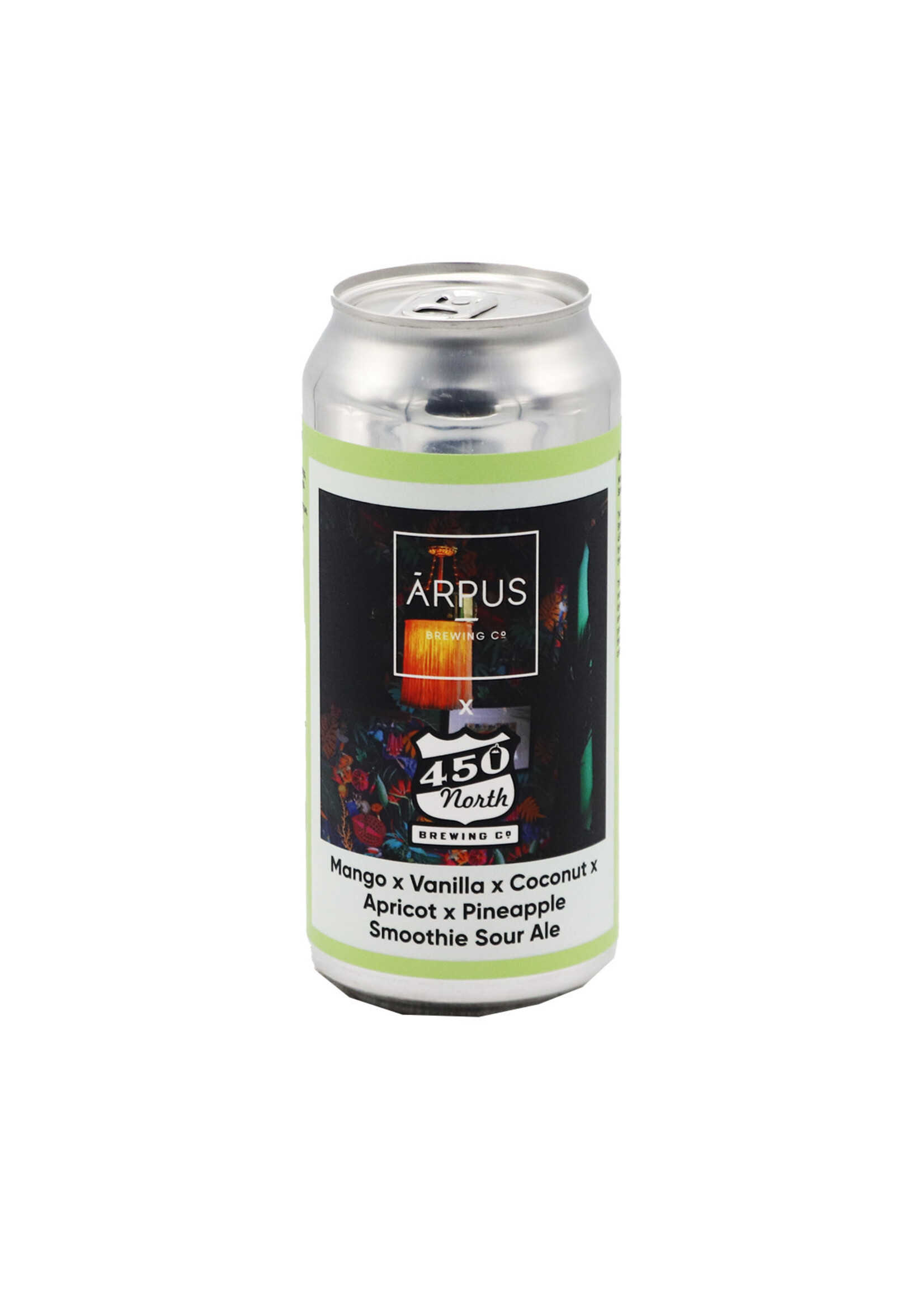 Arpus Arpus - Mango x Vanilla x Coconut x Apricot x Pineapple Smoothie Sour Ale (450 North Brewing collab) - 44cl