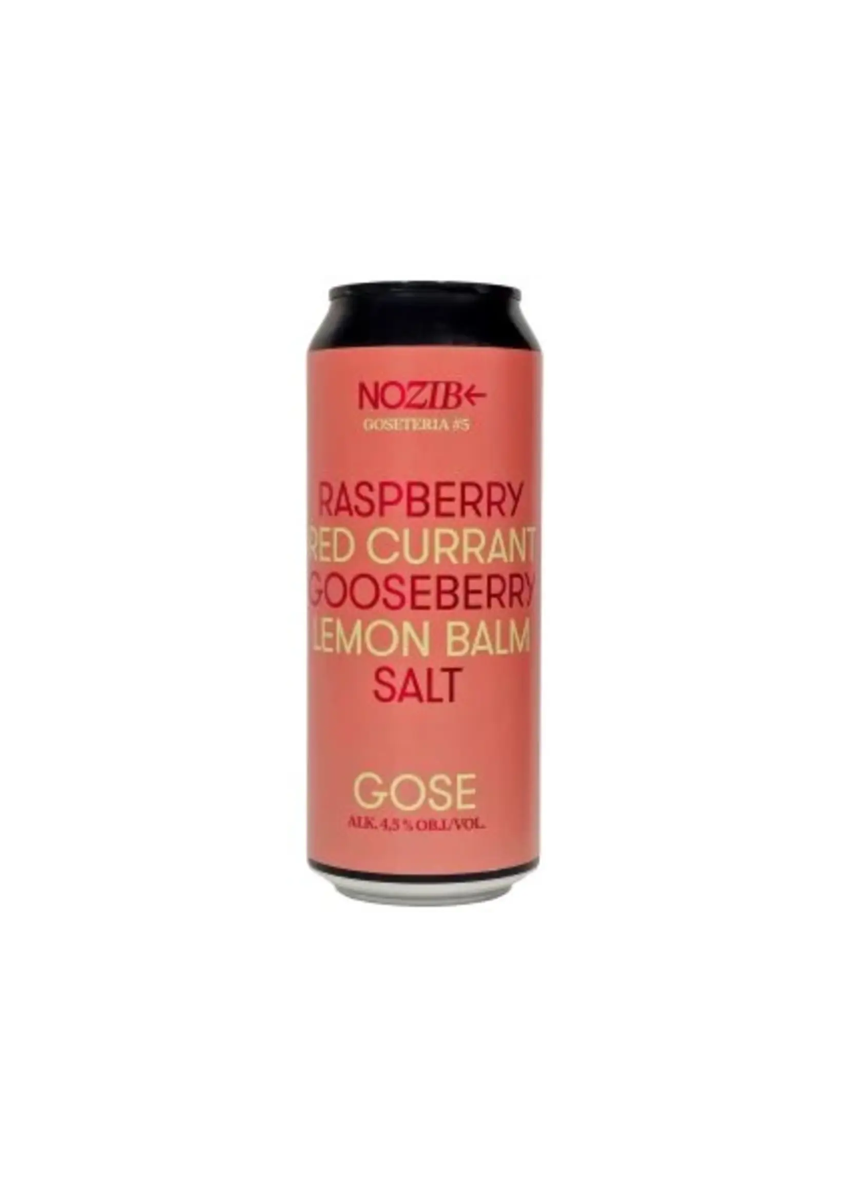 NOZIB NOZIB Brews - GOSETERIA #5 (Raspberry, Red Currant Gooseberry Lemon Balm Salt - 50cl