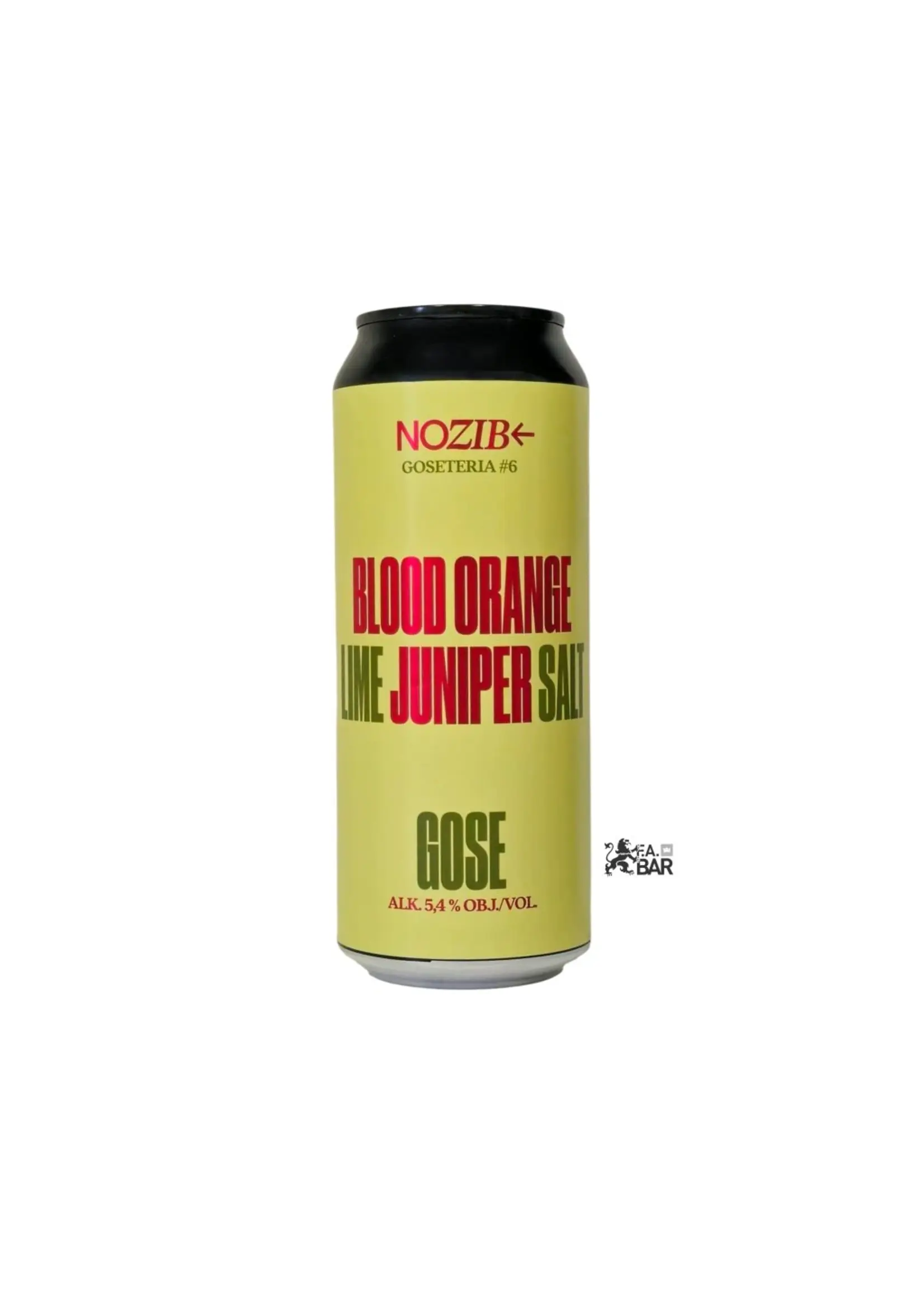 NOZIB NOZIB Brews - GOSETERIA #6 (Blood Orange, Lime) - 50cl