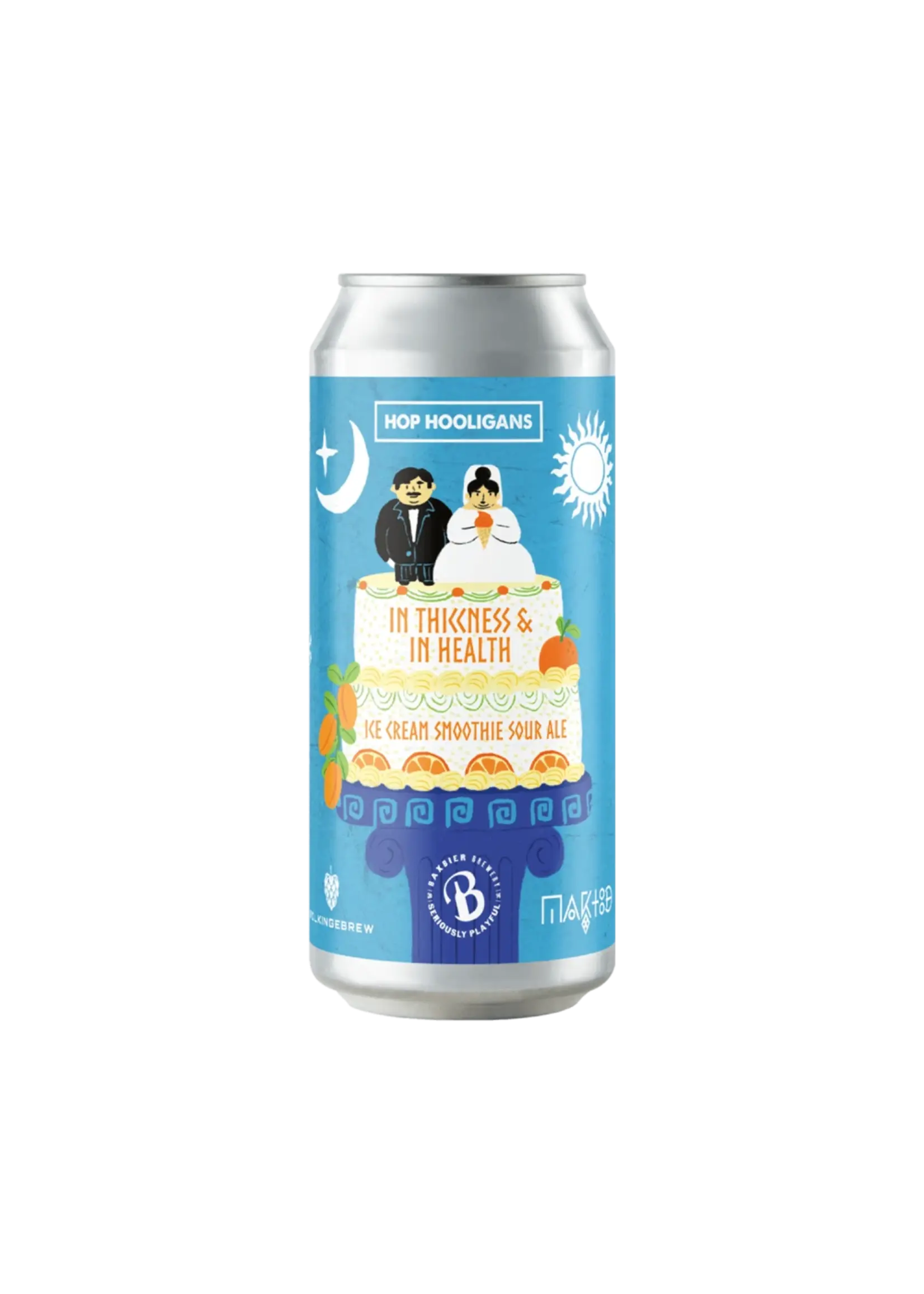 Hop Hooligans Hop Hooligans - In Thiccness and In Health (Baxbier, Folkingebrew and Maktoob collaboration) - 50cl