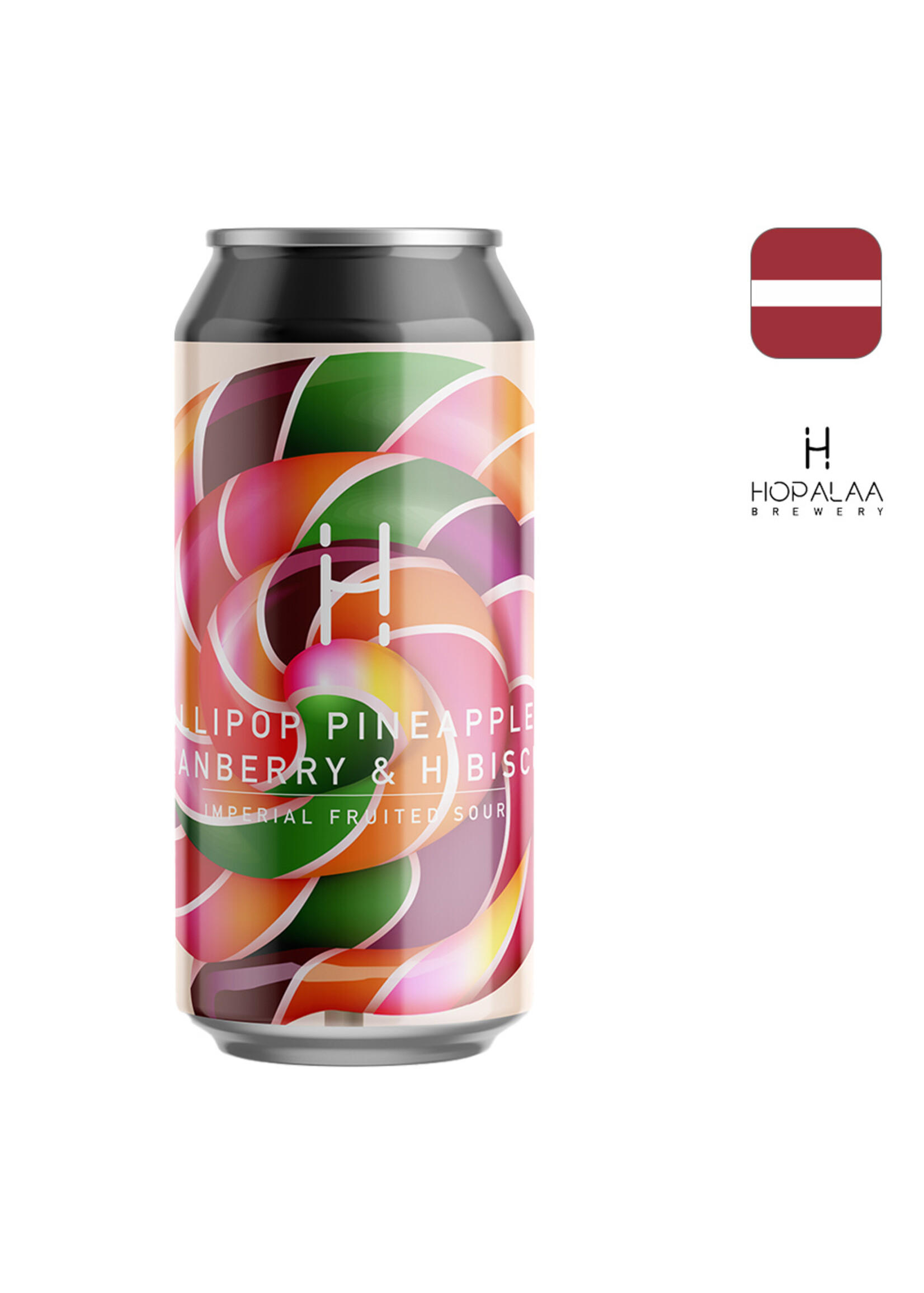 Hopalaa Hopalaa - Lollipop Pineapple & Cranberry & Hibiscus- 44cl