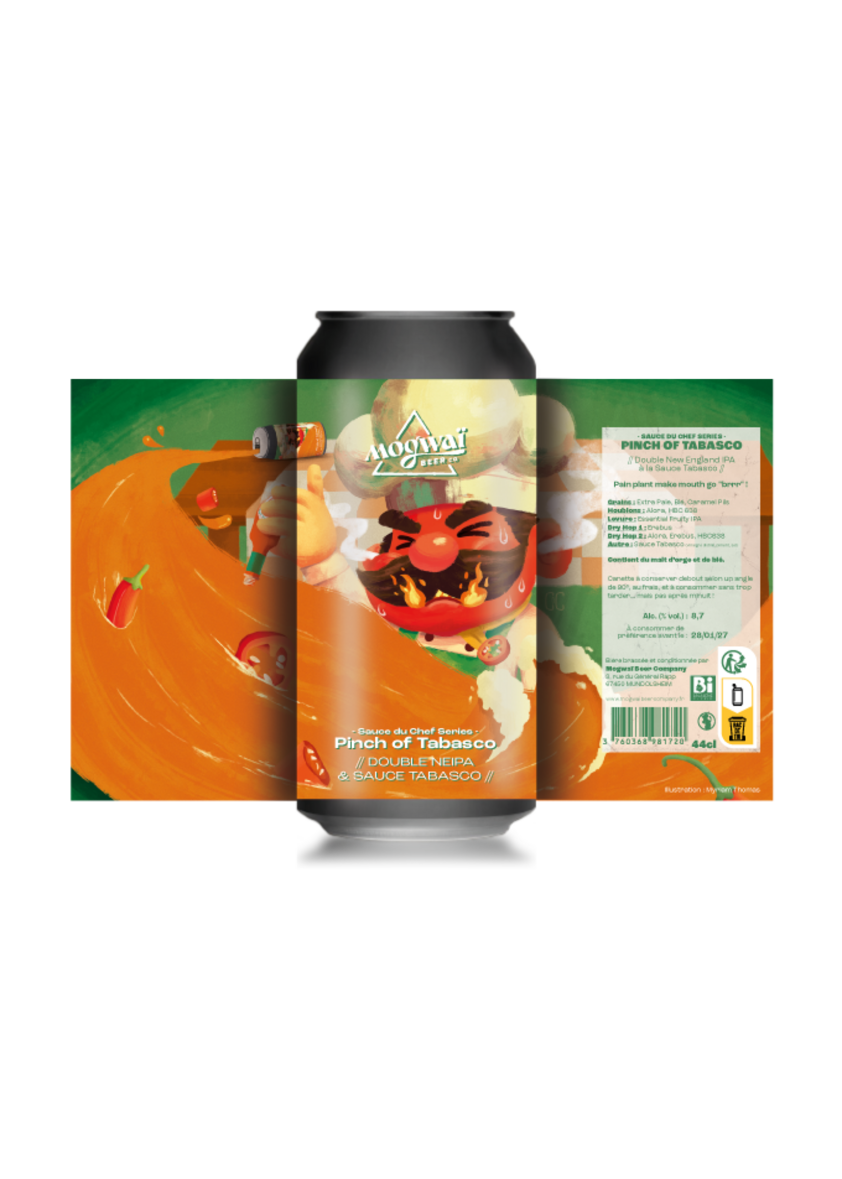 Mogwai Mogwai - Sauce Du Chef Series - Pinch of Tabasco - 44cl