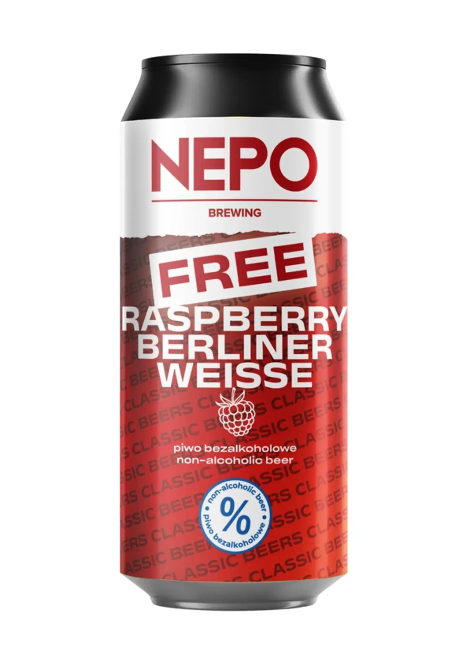 Nepomucen Nepomucen - FREE RASPBERRY Berliner Weisse - 50cl