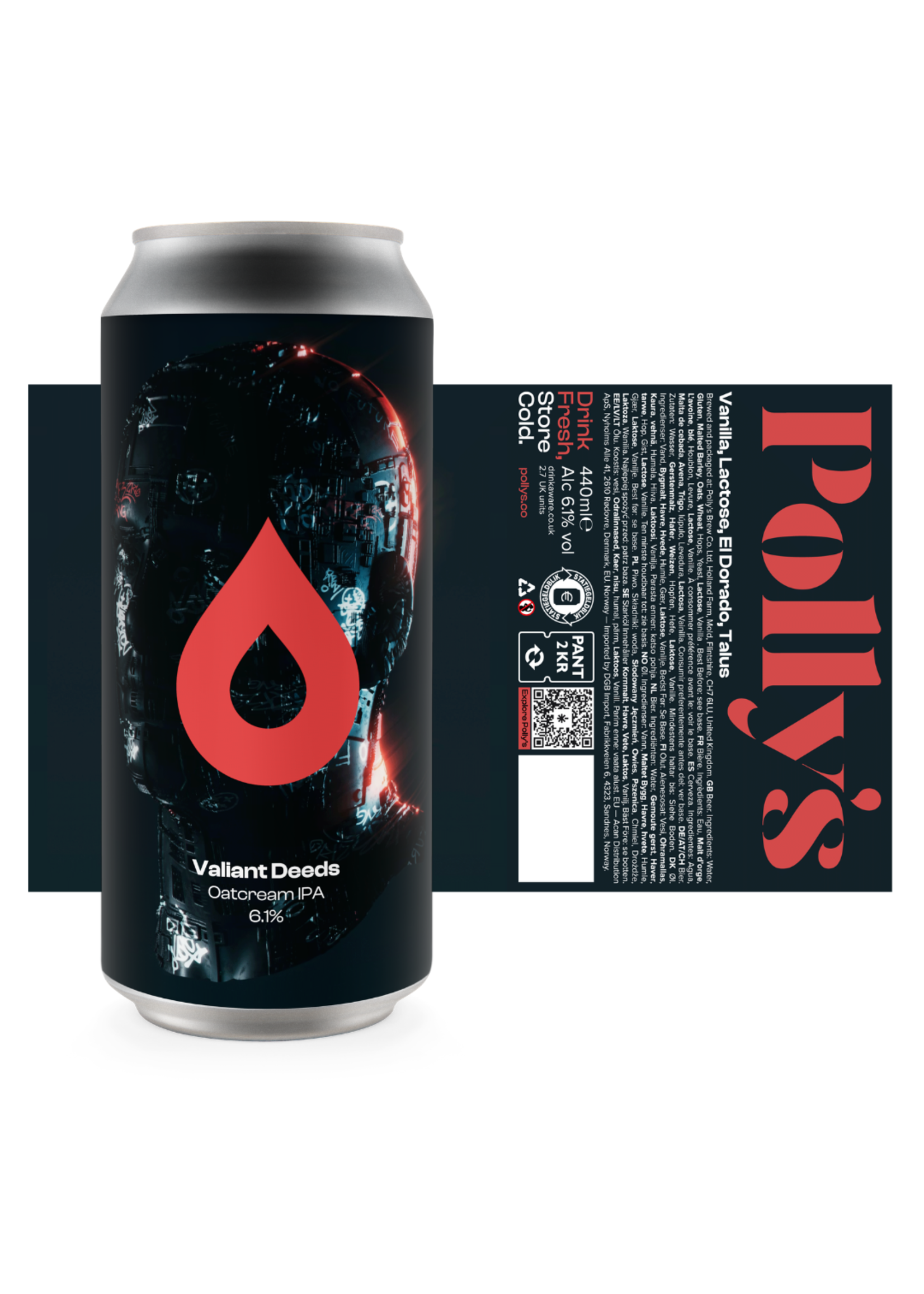 Pollys Polly's Brew - Valiant Deeds - 44cl