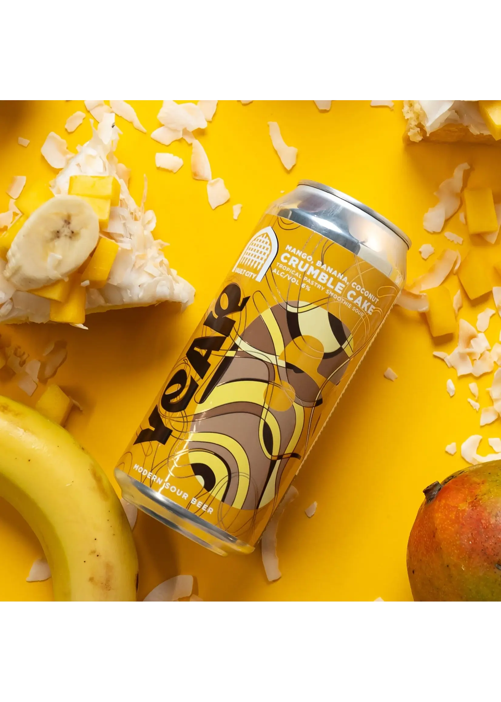 Vault City Vault City -  Year 6 - Mango Banana Coconut Crumble Cake - 44cl