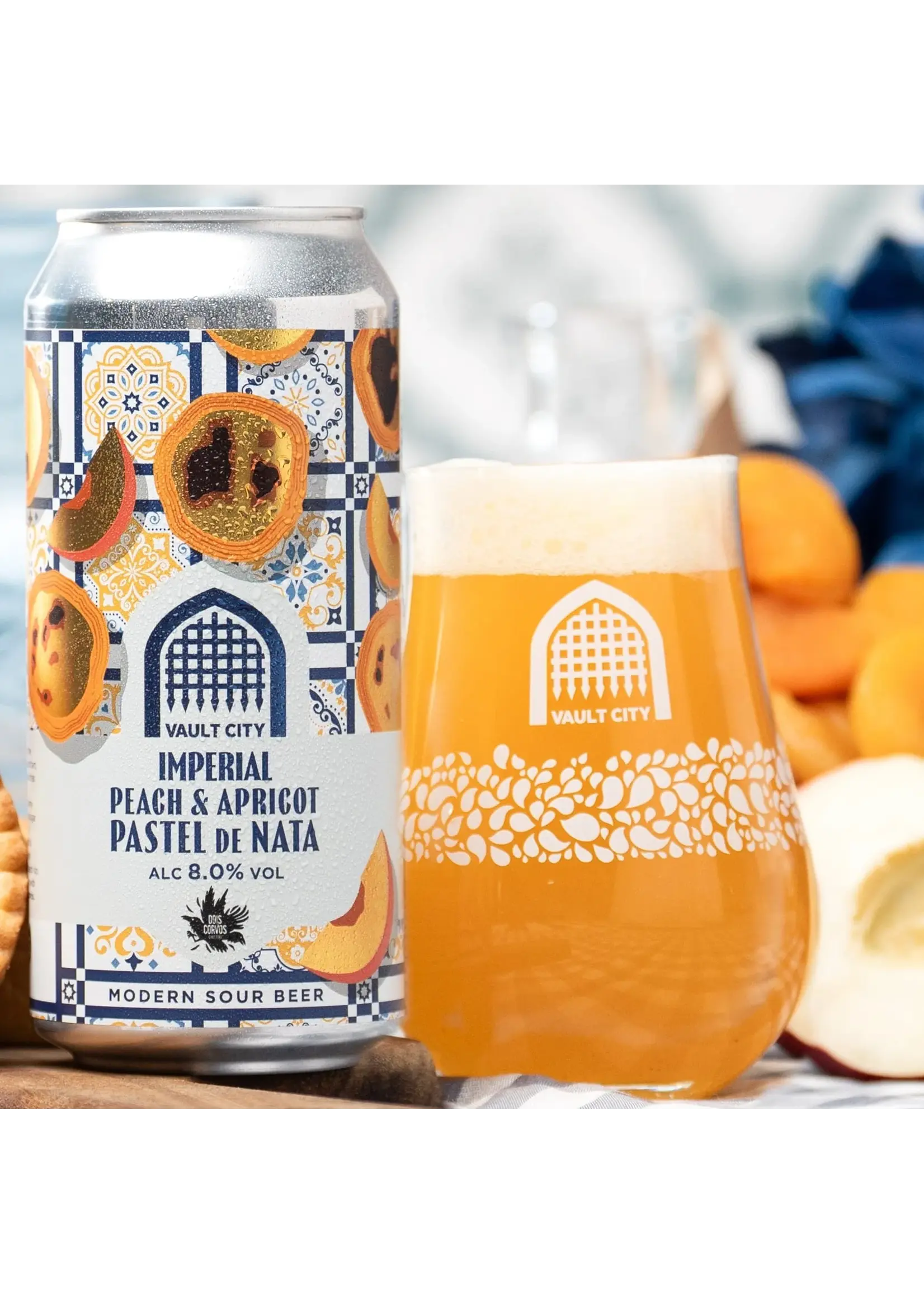 Vault City Vault City -  Imperial Peach & Apricot Pastel De Nata - 44cl
