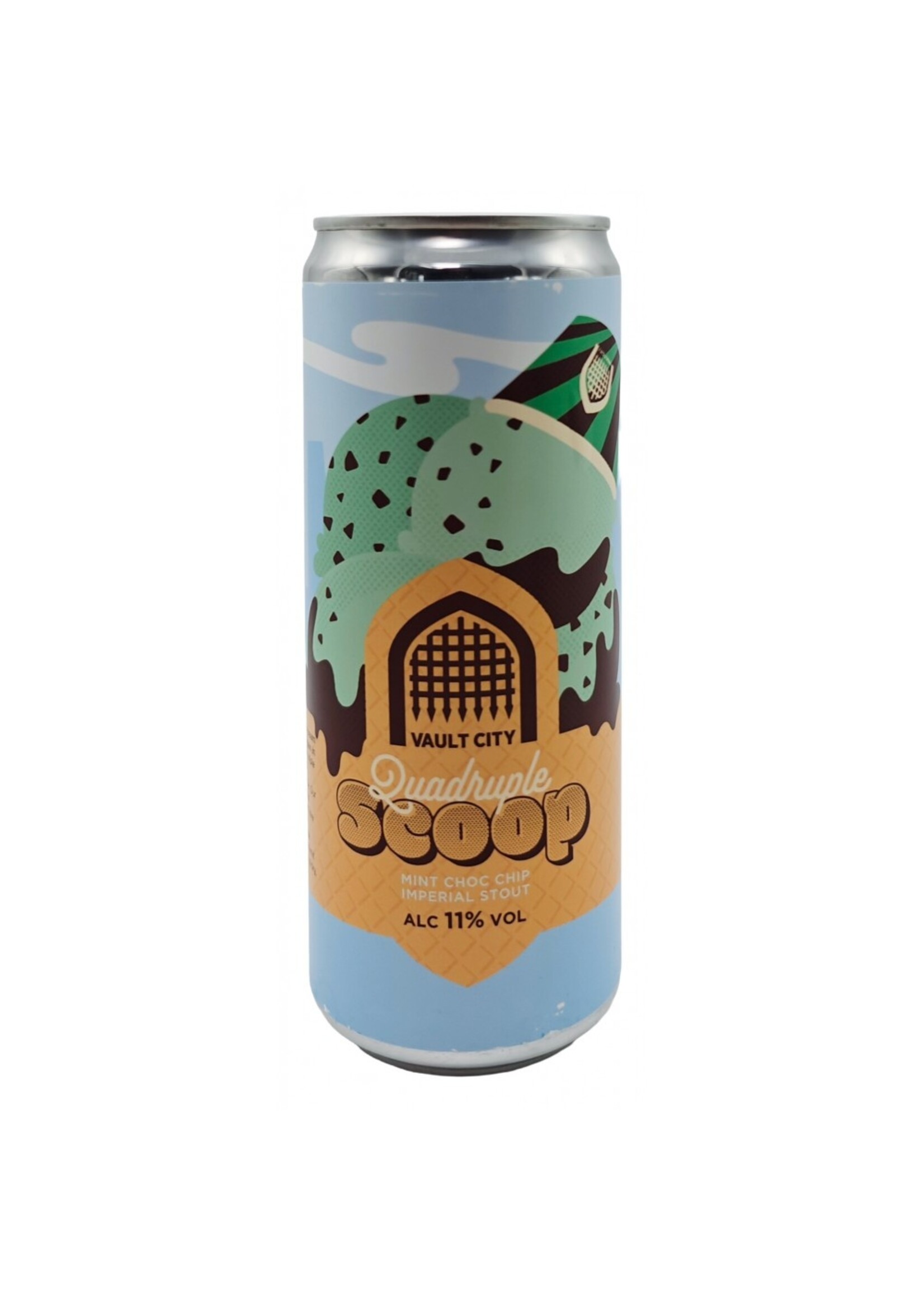 Vault City Vault City - Mint Choc Chip - Quadruple Scoop - 33cl